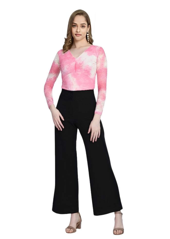 Pink Lace Fabric Girls Top From Swadeshi Couture